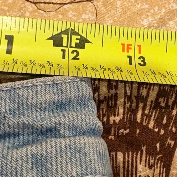 PacSun Patch Denim Mom Shorts Women's Sz 23 - Picture 7 of 9